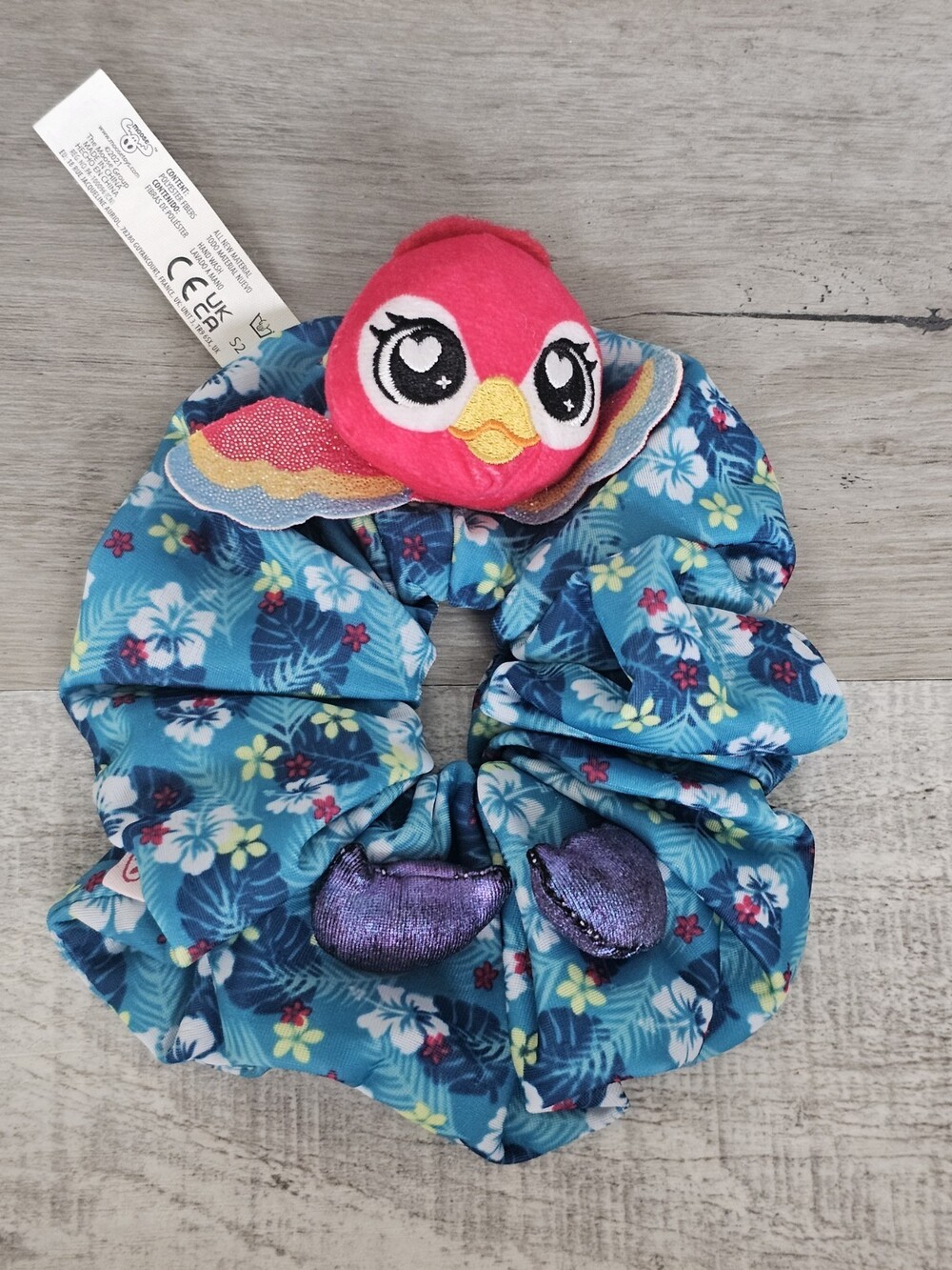 Rare Scrunch Miez Scrunchies Bird Parrot Moose Brand